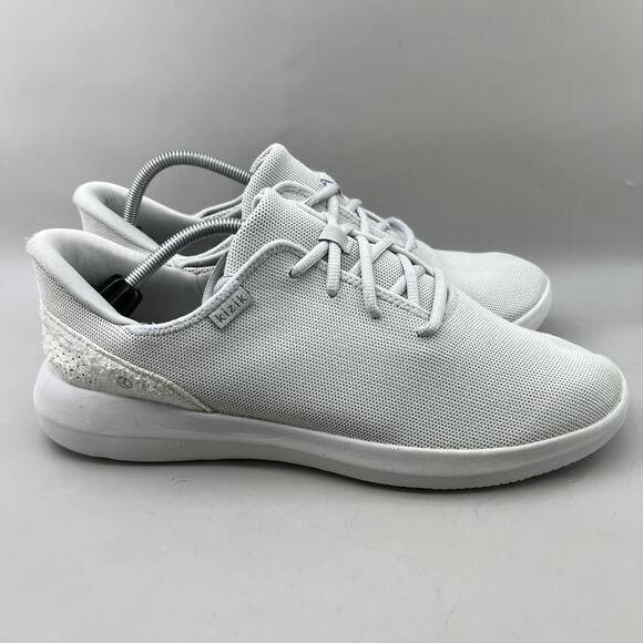 KIZIK Madrid Eco Knit Running Sneakers Men Size 13 Gray Comfort Walking Shoes - Picture 1 of 10